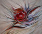 'ABSTRAKCJA RÓŻANA' - 100x100cm, akryl na płótnie