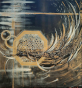 'Na- tchnienie' 100x100cm, akryl na płótnie