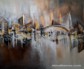 'Impresja urbanistyczna  1' 120x80cm, akryl na płótnie